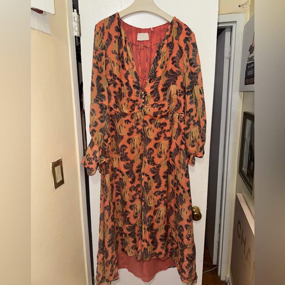 ✨ H&M Conscious Exclusive Floral Midi Dress – Size 10 (Fits M) ✨ - Picture 3 of 13